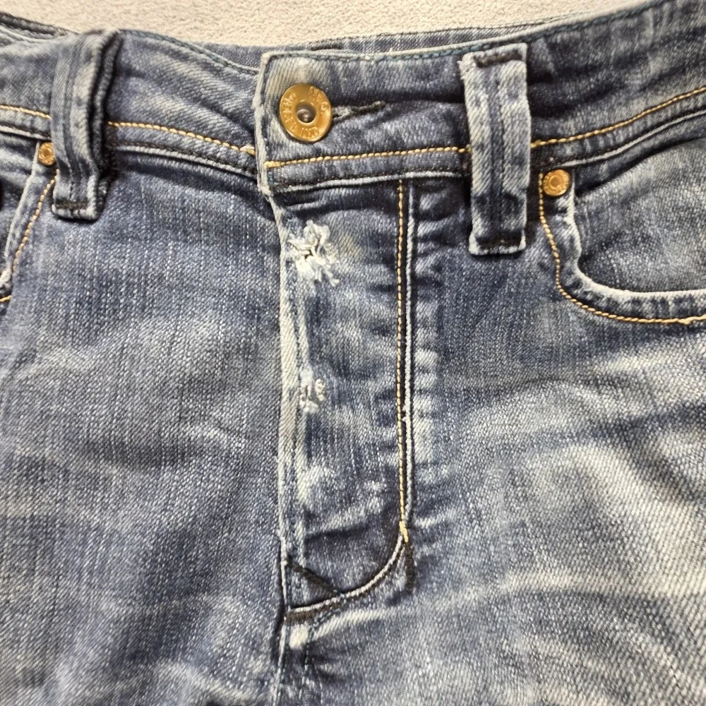 Diesel Jeans Mens 30x30 Blue Larkee Regular Straight Stretch Button Fly 008B2